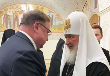 Сергей Степашин лично поздравил Святейшего Патриарха Кирилла с 11-летием интронизации