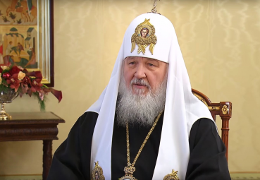 Фото: скриншот видео рождественского интервью Патриарха Кирилла