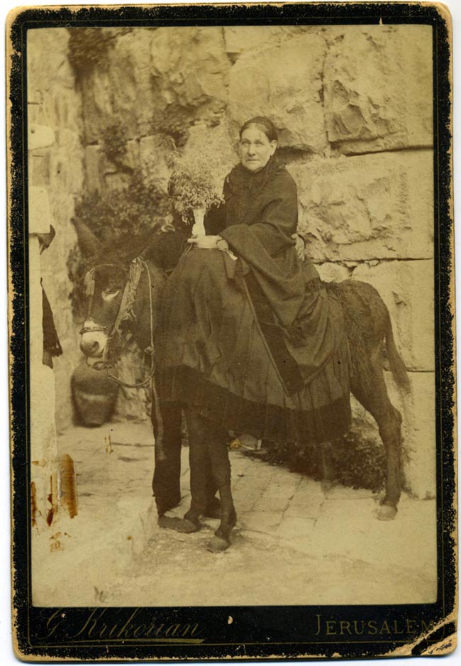 Александра Николаевна Вейсова в Иерусалиме