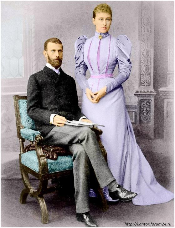 Великий князь Сергей Александрович и его супруга Елизавета Фёдоровна