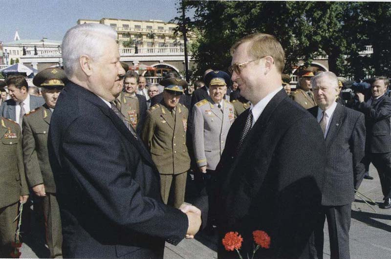 Борис Ельцин и Сергей Степашин