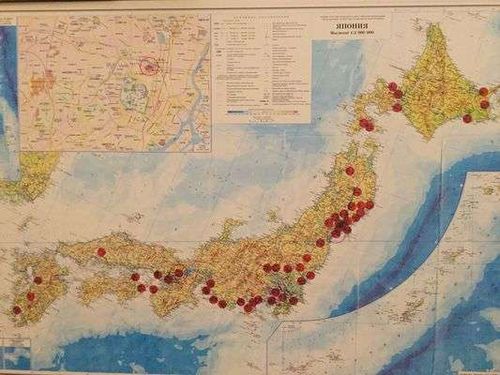 Карта православных общин в Японии. Елена Дорофеева / Портал «Иисус»