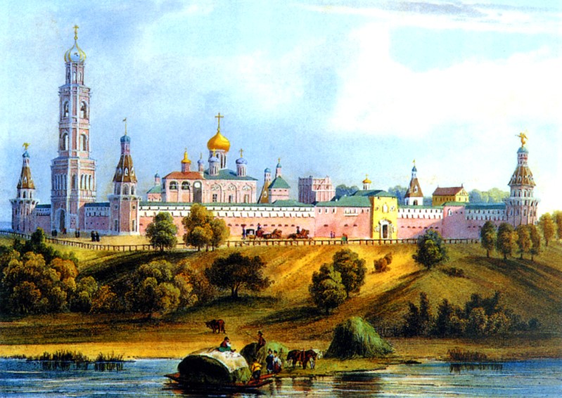 Ново-Симоновский монастырь и храм рождества Богородицы в Старом Симонове