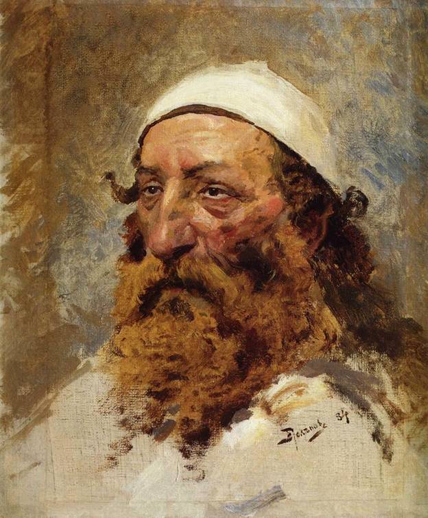 В.Д.Поленов. Голова еврея. 1884 г.