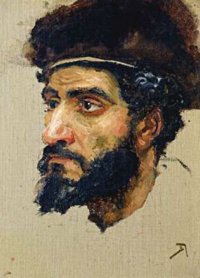 Голова еврея из гетто. В.Д. Поленов. 1884 г. 