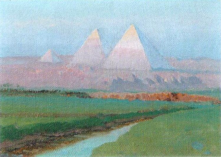 Некрополь в Гизе, близ Каира В.Д. Поленов. 1881