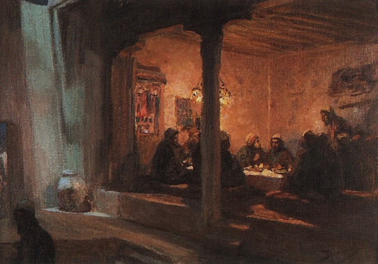 Тайная вечеря. В. Д. Поленов. 1900 г.