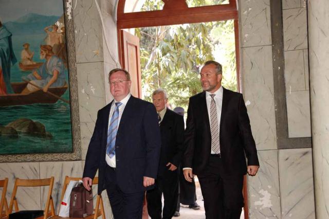Председатель Императорского Православного Палестинского Общества С.В.Степашин прибыл на Сергиевское подворье в Иерусалиме