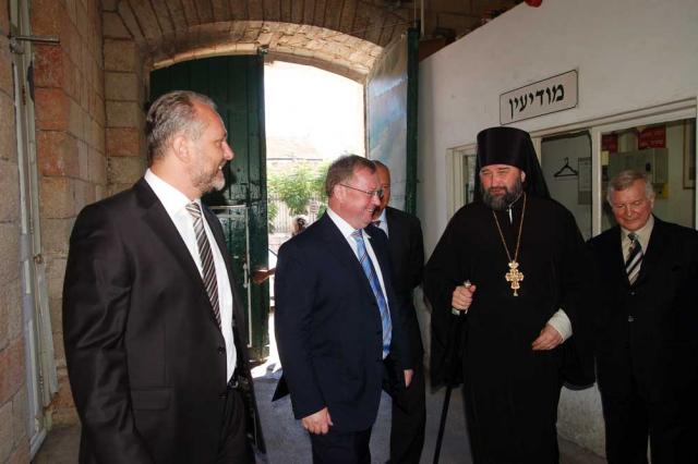Председатель Императорского Православного Палестинского Общества С.В.Степашин прибыл на Сергиевское подворье в Иерусалиме