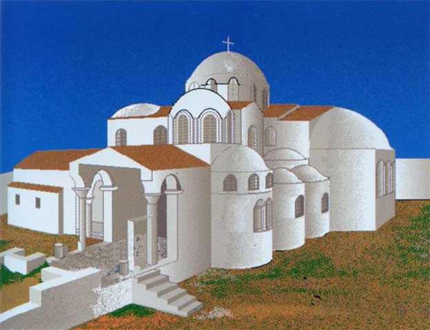 Древняя базилика в Мирах Ликийских. Реконструкция