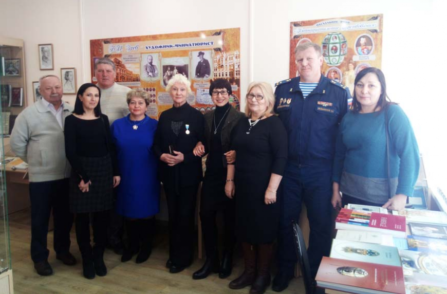 28 января 2018 г. Фото на память: в центре Кларина Шадько и Наталья Гудень