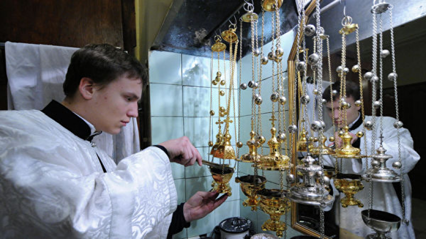 Патриаршее служение в праздник Крещения Господня. Фото: РИА Новости, Сергей Пятаков Патриаршее служение в праздник Крещения Господня. Фото: РИА Новости, Сергей Пятаков