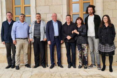 На встрече Игоря Ашурбейли с членами Совета ИППО Государства Израиль на Сергиевском подворье 19 ноября 2021 года