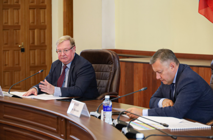 Председатель попечительского совета ППК «Фонд развития территорий» Сергей Степашин посетил с рабочим визитом Иркутскую область.