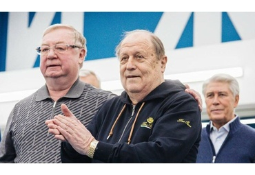 Сергей Степашин и Михаил Гершкович недавно побывали на базе «Динамо». Фото: Соцсети ФК «Динамо»