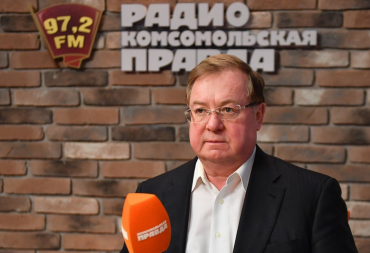 Сергей Степашин в студии Радио "Комсомольская правда". Фото: Виктор Гусейнов