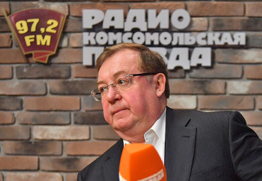 Сергей Степашин на Радио «Комсомольская правда» Фото: Виктор ГУСЕЙНОВ