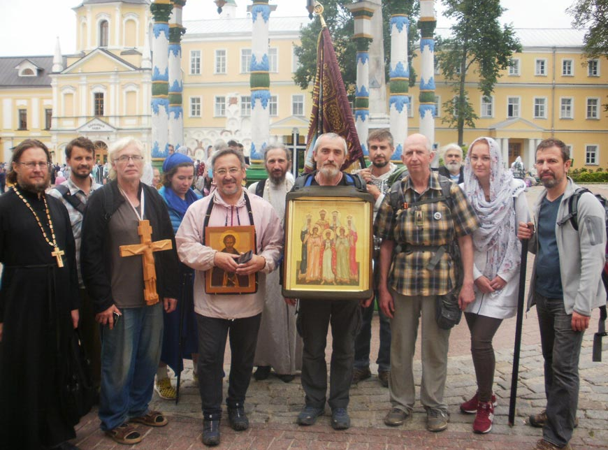 Завершение крестного хода в Троице-Сергиевой Лавре