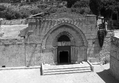 Гробница Божией Матери в Гефсимании. Портал XII в.