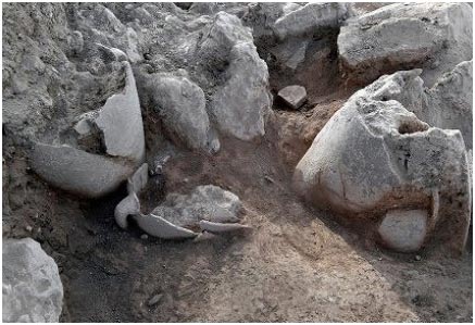 © Фото : предоставлено организацией Shiloh Association Древние кувшины, найденные на месте библейского Силома