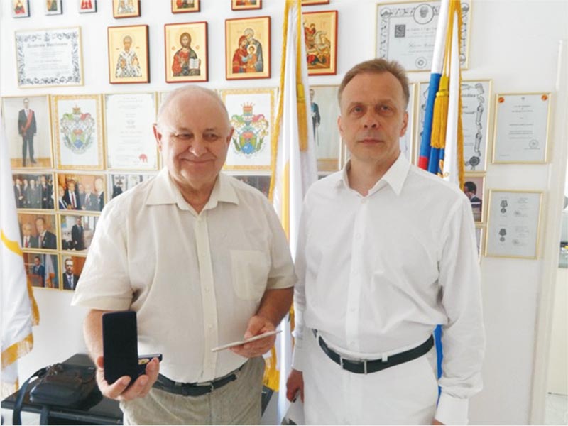 Главный редактор газеты «Вестник Кипра» И.А. Носонов и председатель Кипрского отделения ИППО Л.А. Буланов 