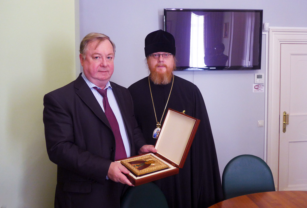 Сергей Степашин и епископ Подольский Тихон