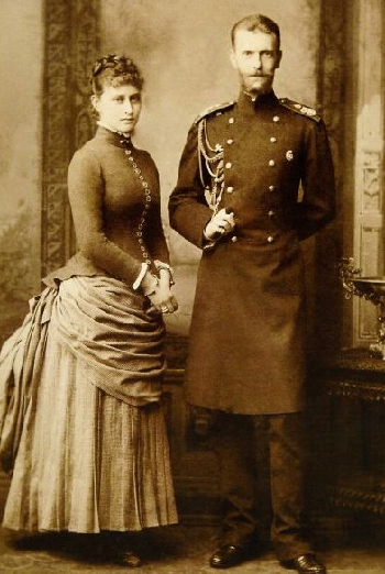 Великий князь Сергей Александрович Романов  и Великая княгиня Елизавета Федоровна Романова