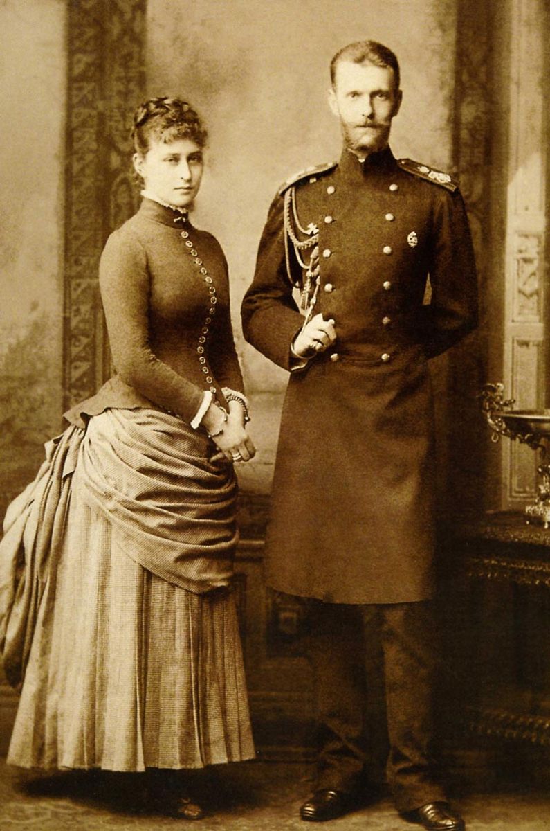 Великий князь Сергий Александрович (1857-1905) с супругой Великой княгиней Елизаветой Федоровной (1864-1918)