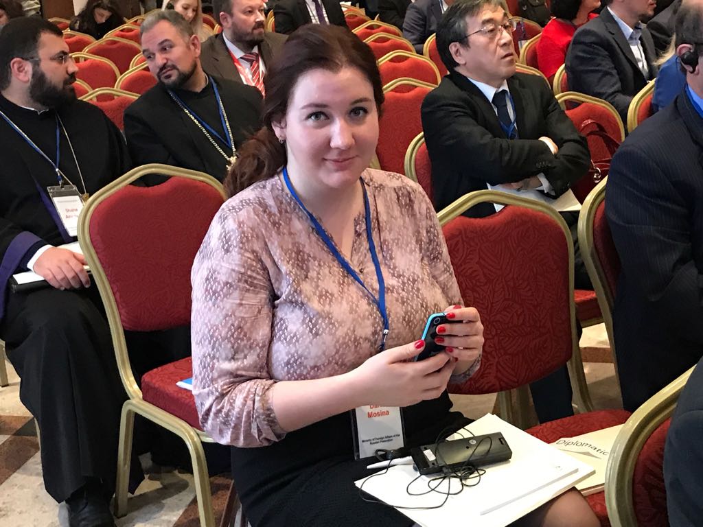 Член российской делегации Дарья Мосина